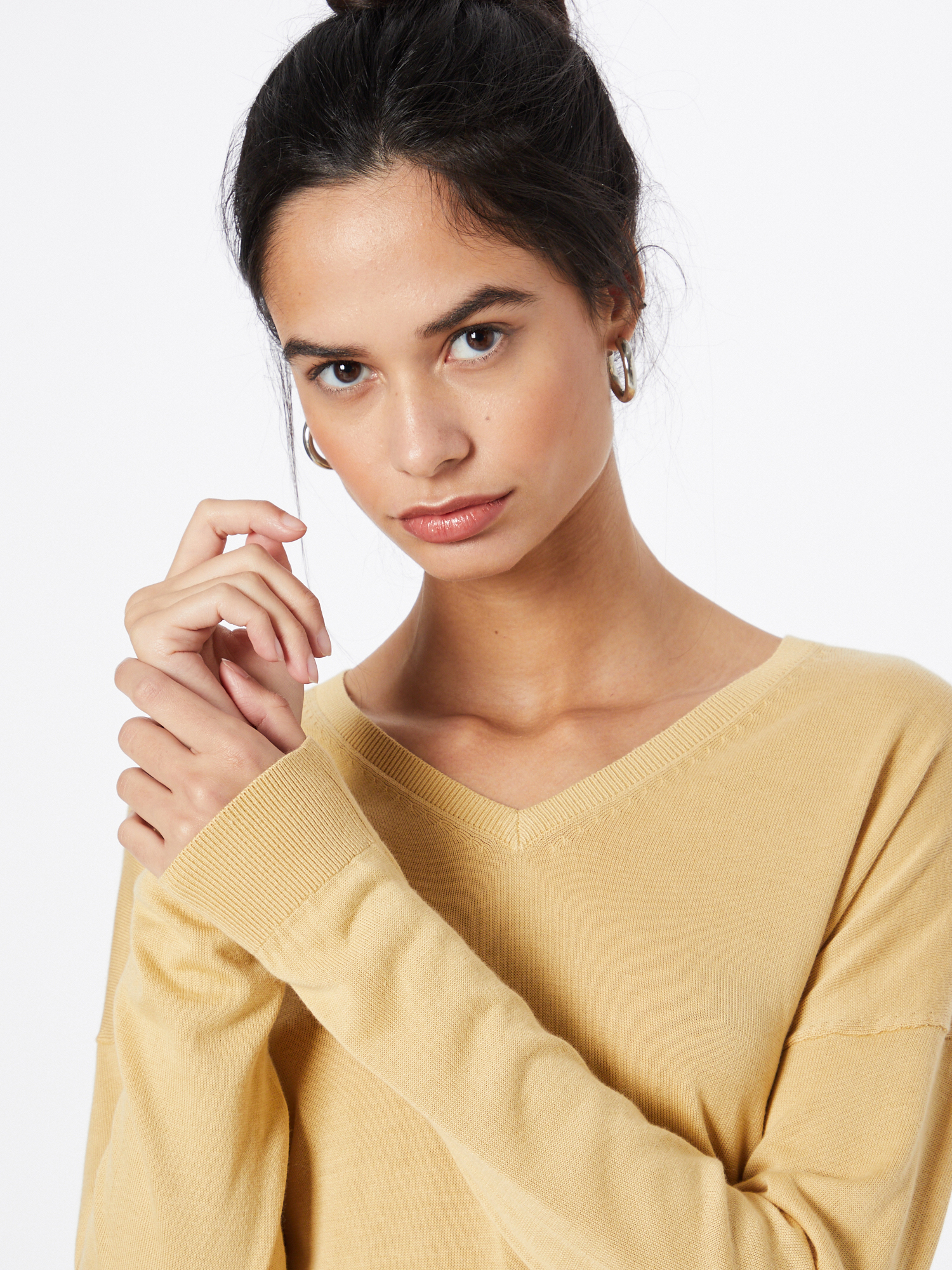 s.Oliver Pullover in Pastellgelb 